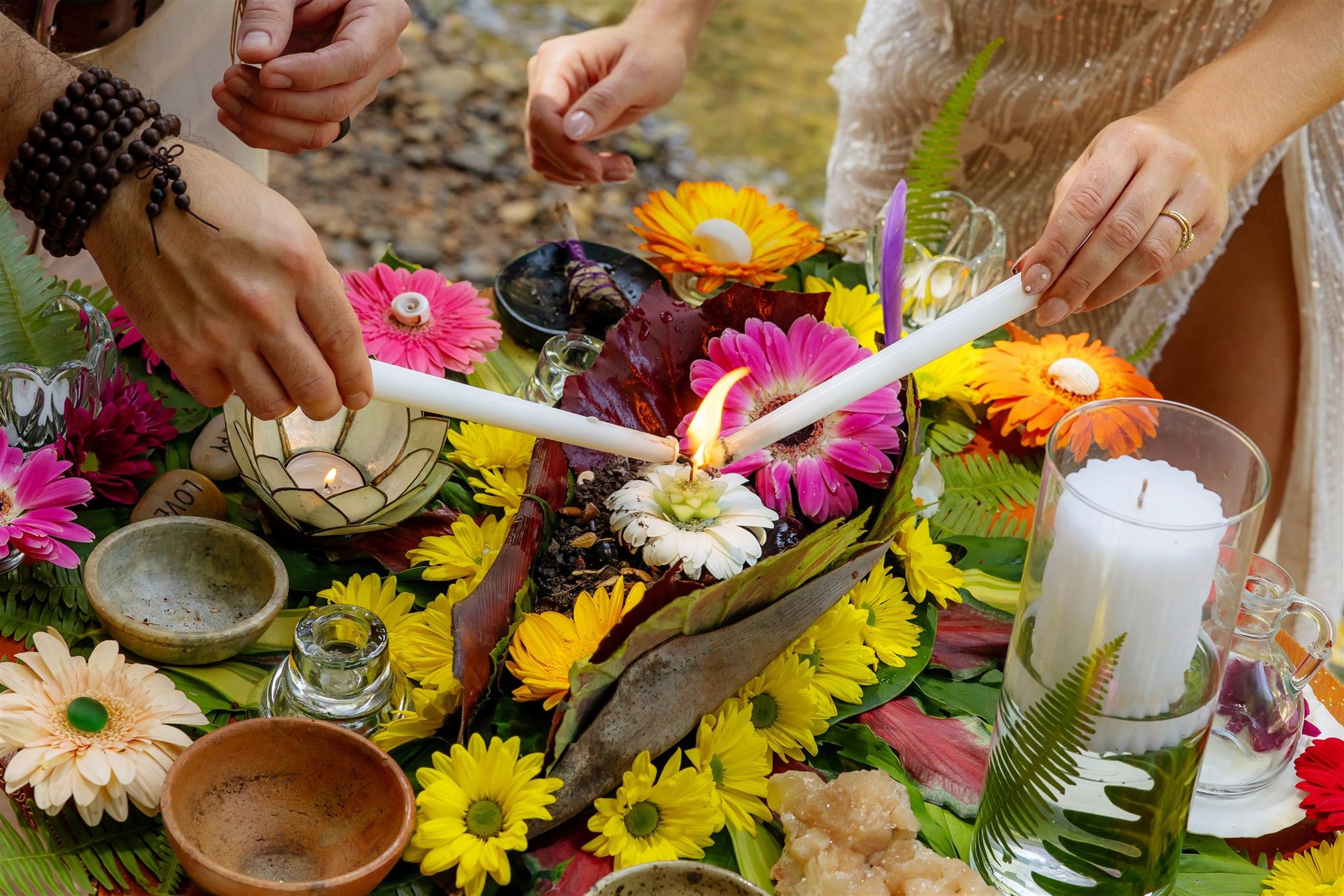 Blessing ritual ceremony