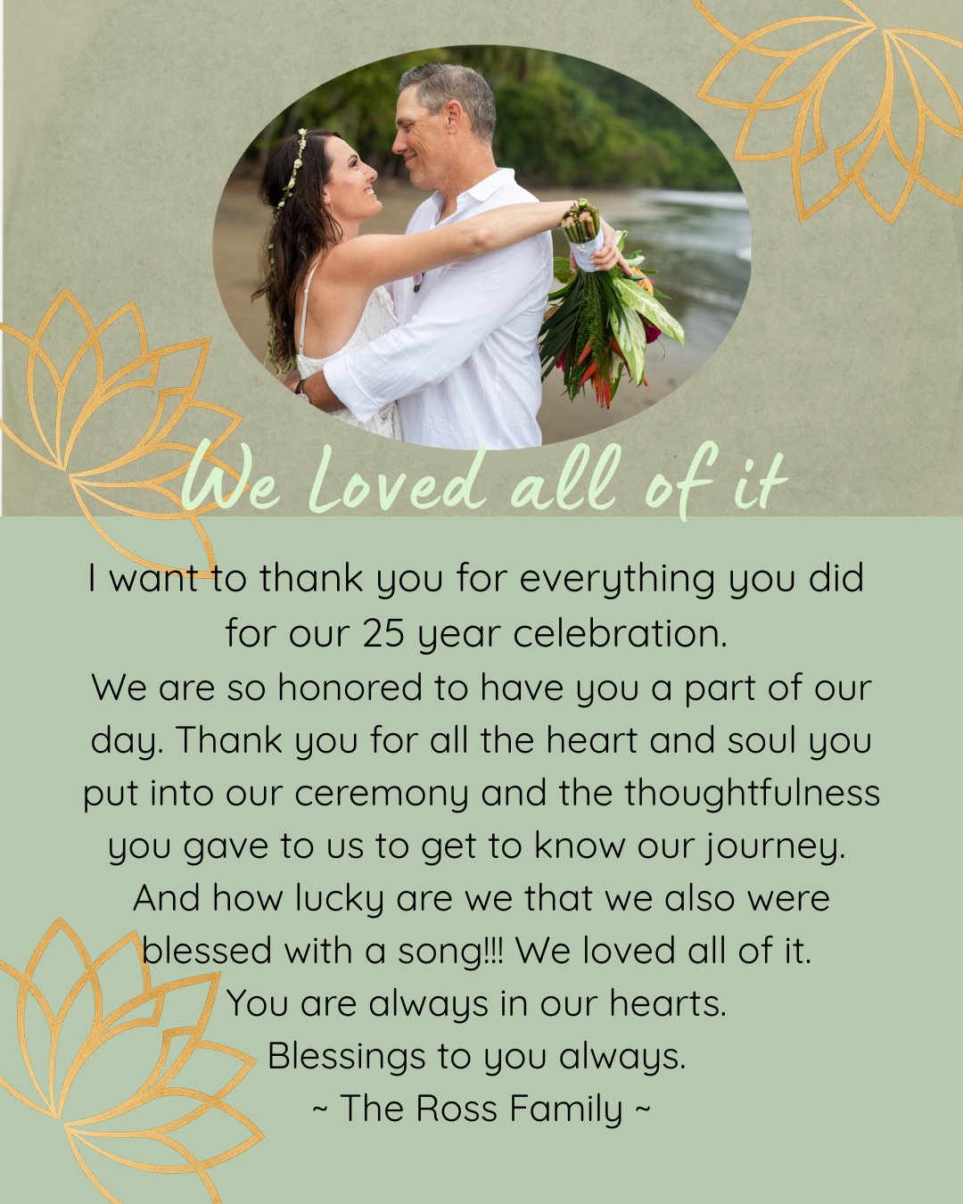 Testimonial from Staci and Jason